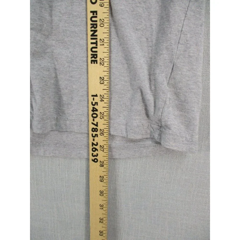 Adidas Mens Gray Graphic Logo T-Shirt Size L‎ Short Sleeve Lightweight Casual